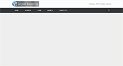 Desktop Screenshot of german-autowerks.com